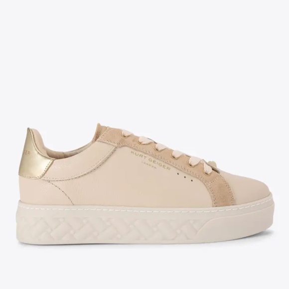New KURT GEIGER KENSINGTON CUPSOLE SNEAKER Color: BLUSH - Picture 2 of 5